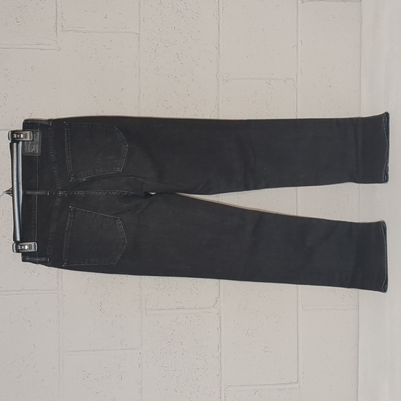 Women's Levi's 724 High Rise Straight Black Denim Jeans Size W29 L32 NWT - Picture 4 of 8